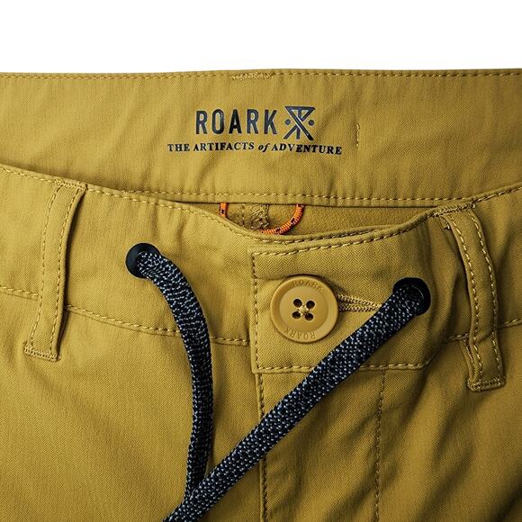 Roark Adventure Performance Drawstring Pants RP281 Golden Khaki Men's 32x30 - Picture 3 of 8